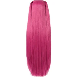 Rumi Cosplay Paryk Syntetisk Hårforlængelse Hestehale til Daglig Brug (FMY) Pink Mira! Pink Mira