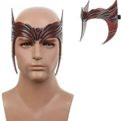 Scarlet Witch Tiara Krone Wanda Maximoff Cosplay Hovedbeklædning Halloween Rekvisit (LGL)