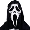 Scream Maske, Ghostface Maske, Halloween Skræmmende Film Scream Maske, Ghostface Kostume Rekvisitter Hvid MaskeCJY
