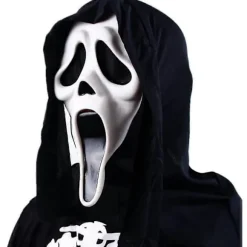 Scream Maske, Ghostface Maske, Halloween Skræmmende Film Scream Maske, Ghostface Kostume Rekvisitter Hvid MaskeCJY