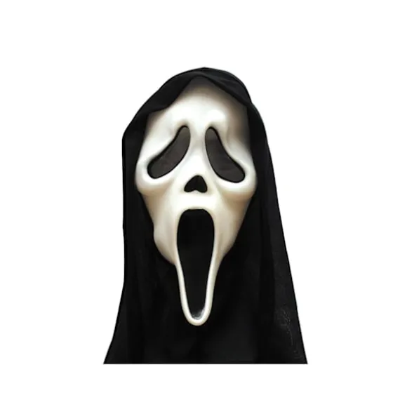 Scream Maske Maskerade Halloween LICENSED Svart_jarx Black one size
