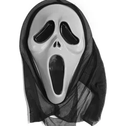 Scream Maske til Halloween Kostume Lavet af Holdbart Hårdt Materiale til Voksne til Skræmmende Filmkostume, Ghost Face Halloween Spøgelsesmaske, One Size | Fyndiq