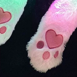 Sød kaninhat med ører, der bevæger sig og hopper, sjove dyreplyskaninhatte PINK【pl】