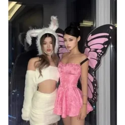 Sød Kaninhat Øre Hårbånd Kasket Kanin Cosplay Foto Props Sjove Props Blød Nyhed Klæd Dig Ud Party Events Kostume