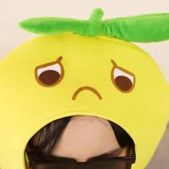 Sød Plys Citron Pandebånd Hat Foto Rekvisitter Plys Pandebånd