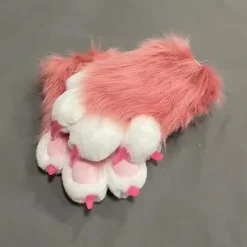 Søde Plys Cosplay Kostume Furry Farve Dyrepote Handsker Kattepige Handsker Kattepote Søde Plys Fursuit Spot Færdigt Produkt