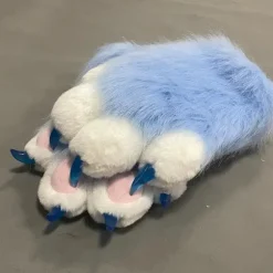 Søde Plys Cosplay Kostume Furry Farve Dyrepote Handsker Kattepige Handsker Kattepote Søde Plys Fursuit Spot Færdigt Produkt