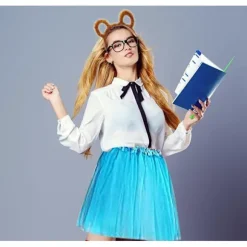 Sødt Egernøre Pandebånd Tilbehør Sæt til Cosplay Halloween Dyrekostume Fest