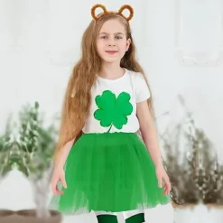 Sødt Egernøre Pandebånd Tilbehør Sæt til Cosplay Halloween Dyrekostume Fest