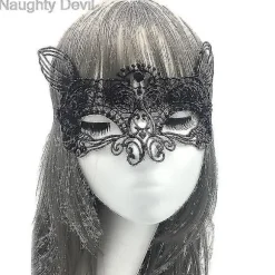 Sensuelt Legetøjs Kostume Blonder Øjenmaske Maskerade