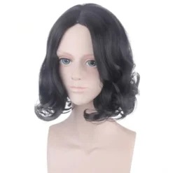 Severus Snape Sort Hår Krøllet Cosplay Paryk Kostumer Profes