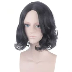 Severus Snape Sort Krøllet Kort Cosplay Paryk Kostumer Profes