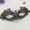 Sexede blonde maskeballer til kvinder til karneval Halloween-bal Halvmasker til ansigt Julefestartikler Sort Hvid #30~09121