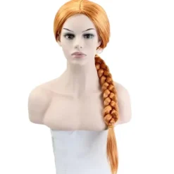 Shrek Cosplay Kostume Anime Prinsesse Grøn Kjole Fiona Kjole Shrek Cosplay Kostume Kvinder Sexet Fløjl Halloween Karnevalstøj 140 140 wig