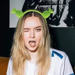 Shrek Pandebånd med ører, søde udklædningsører, Halloween Cosplay-rekvisitter Festtema Kostume Unisex