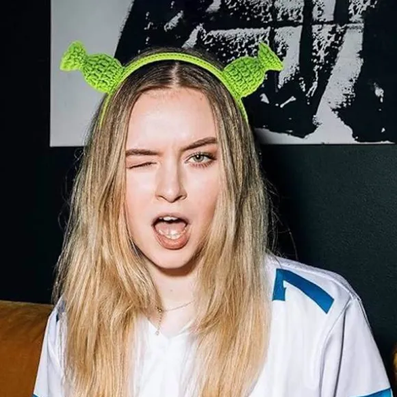 Shrek Pandebånd med ører, søde udklædningsører, Halloween Cosplay-rekvisitter Festtema Kostume Unisex