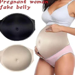 Simuleret Gravid Mave Bump Skuespiller Cosplay Rekvisitter Åndbar Sceneoptræden