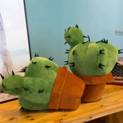 Simuleret kaktus ornament 37cm plyslegetøj kaktus dukke dukke hjem gave
