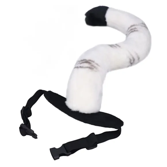 Simulerings Tiger Hale PP Bomuld Søde Dyr Hale Legetøj Fødselsdagsgave Cosplay Halloween Fest Kostume