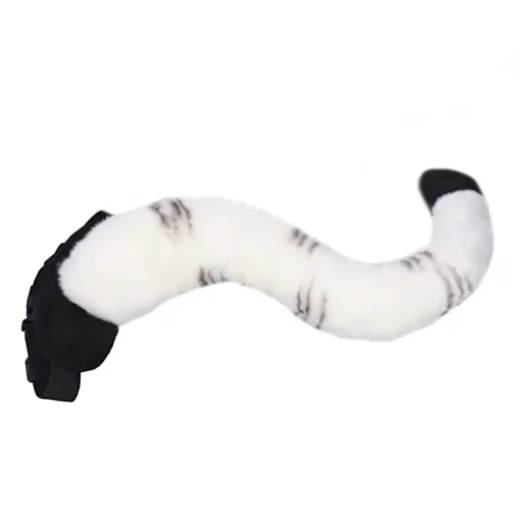 Simulerings Tiger Hale PP Bomuld Søde Dyr Hale Legetøj Fødselsdagsgave Cosplay Halloween Fest Kostume