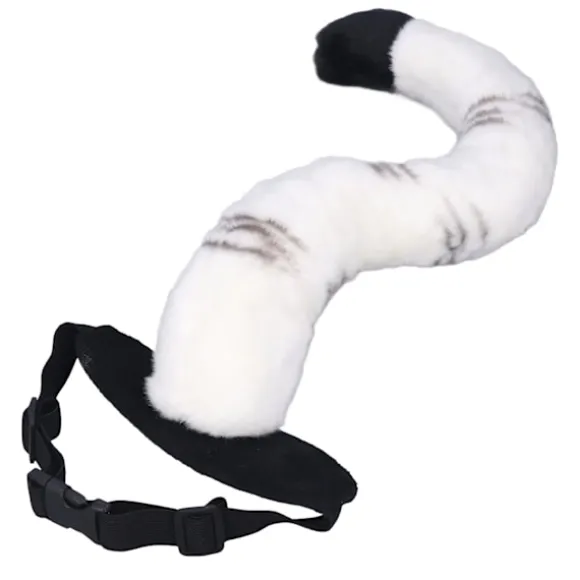 Simulerings Tiger Hale PP Bomuld Søde Dyr Hale Legetøj Fødselsdagsgave Cosplay Halloween Fest Kostume