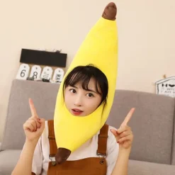 Sjov Banan Gul Hat til Voksne - Wicked Costumes Unisex[JUN]