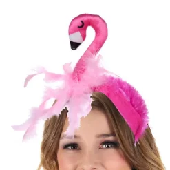 Sjov Flamingo Hovedbeklædning Hårbøjle Hovedbånd Fødselsdagsfest Kostume Cosplay Indretning