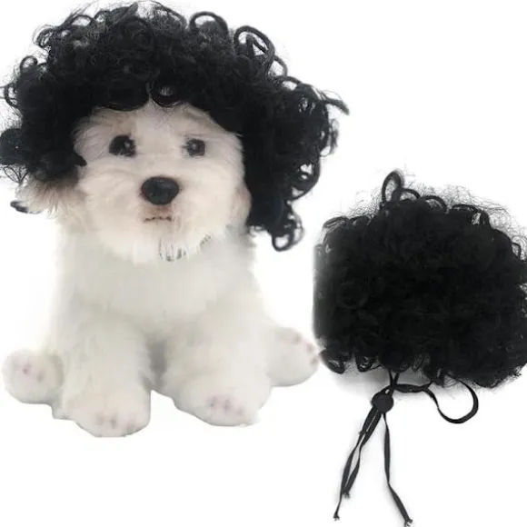 Sjov hund kat cosplay paryk, kæledyrskostumer, kattekostume til Halloween