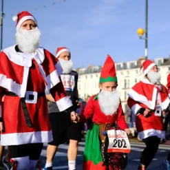Sjov Julemandsskjæg Kostume Falsk Hvidt Skæg Julemandsskjæg Co