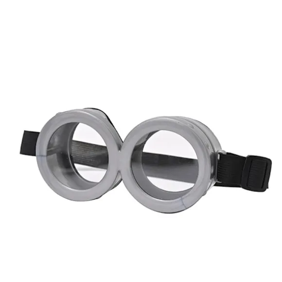 Sjov Minion Cosplay Kostumebriller Festrekvisitter 3D Runde Briller Fødselsdagsfesttilbehør Dekoration