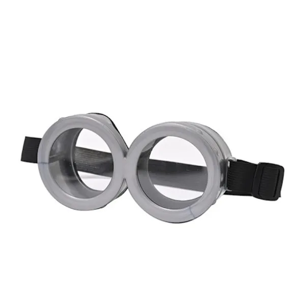 Sjov Minion Cosplay Kostumebriller Festrekvisitter 3D Runde Briller Fødselsdagsfesttilbehør Dekoration