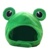 Sjov tegneserie yndig plys-frø hat cosplay kostume dress up ha