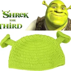 Sjov Uldhat med samme stil som Shrek, ZQKLA