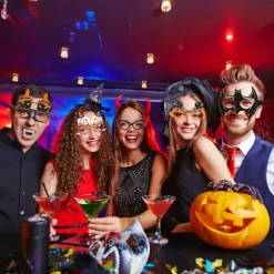Sjove briller, legende og uhyggelige designs til Halloween-sjov, genanvendelige papirbriller med græskar-, flagermus- og spøgelsestemaer, universel pasform til alle aldre | Fyndiq