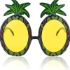 Sjove hawaiianske briller nyhed strandfestbriller maskerade fotorekvisitter velegnet til voksne og børn sommerfest