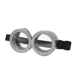 Sjove Minion Cosplay Kostume Briller Festrekvisitter 3D Runde Briller Fødselsdagsfest Tilbehør Dekoration