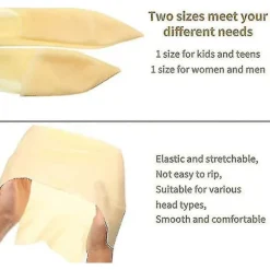 Skaldepande Latex Skaldepande til Voksne Makeup Skaldet Hoved Paryk Hætte Kostume Tilbehør child