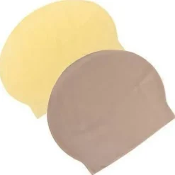 Skaldet Hætte Halloween Makeup Latex Skaldede Hætter Karneval Gul 2 stk