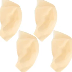 Skaldet hætter Latex skaldet hætte til voksne makeup skaldet paryk hætte kostume tilbehør 4stk
