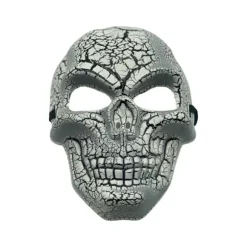 Skræmmende maske skelet halloween kranium kranium maskeret White one size