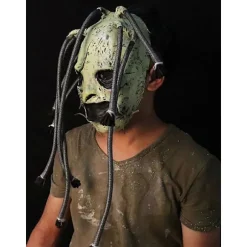 Slipknot Maske Horror Latex Grimasse Træ Maske Realistiske Cosplay Rekvisitter til Halloween (FMY)