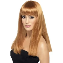 Smiffys Damer/Damer Glamourama Paryk One Size Auburn Aubur,CJY Auburn en-US