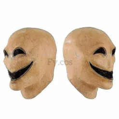 Smile No Face Man Latex Maske Fuld Hoved Horror Ansigtsløs Udklædning Cosplay Skræmmende Alien Hjelm Halloween Kostume Maske Til Mænd A No Face Man Mask | Fyndiq