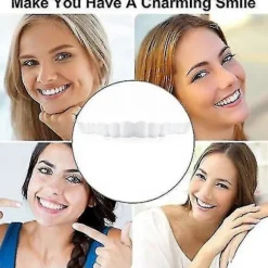 Smile Snap On Falske Tænder Øvre Nedre Dental Veneers Gebis Tanddæksel Sæt PTW