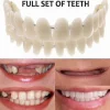 Smile Snap On Falske Tænder Øvre Nedre Dentalfiner Proteser Tanddækselsæt-m.1823 Tw