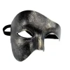 Smukke festprom masker luksus maskebal sorte og guld masker