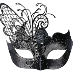Sommerfugl Rhinestone Metal Venetiansk Kvinde Maske til Maskerade/Mardi Gras Fest/Sexet