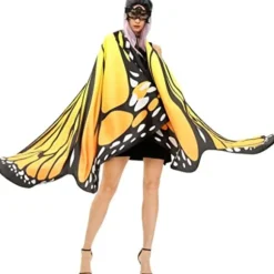 Sommerfuglevinger Kostume Voksen Halloween Sommerfugle Kappe