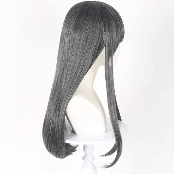 Sort Cosplay Paryk - Højtemperaturfiber, Justerbar, Perfekt til Anime Rollespil & Fester, CJY