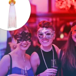Sort Hovedbeklædning Halloween Krone Dag for Døden Pandebånd